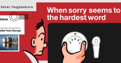 When sorry seems to be the hardest word