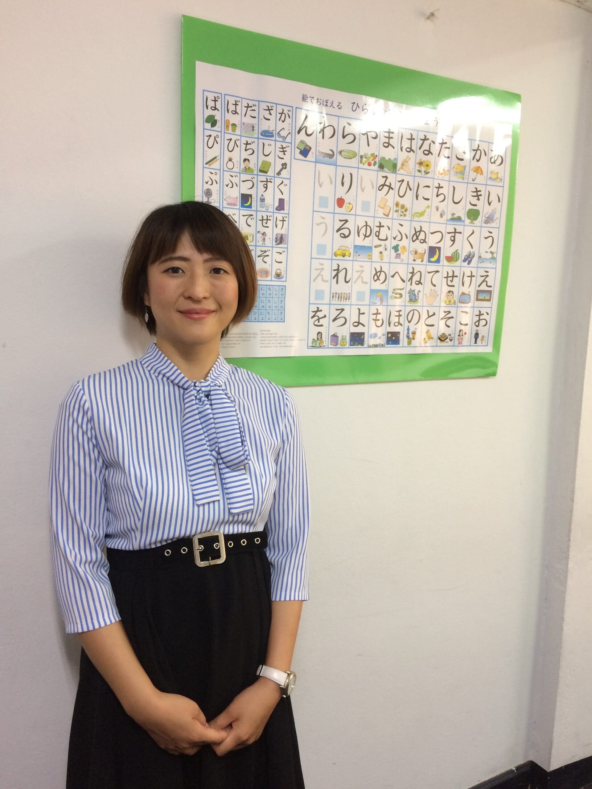 มาจิโกะ ครูสอนภาษาญี่ปุ่นให้คนไทยที่สมาคมนักเรียนเก่าญี่ปุ่นฯ
