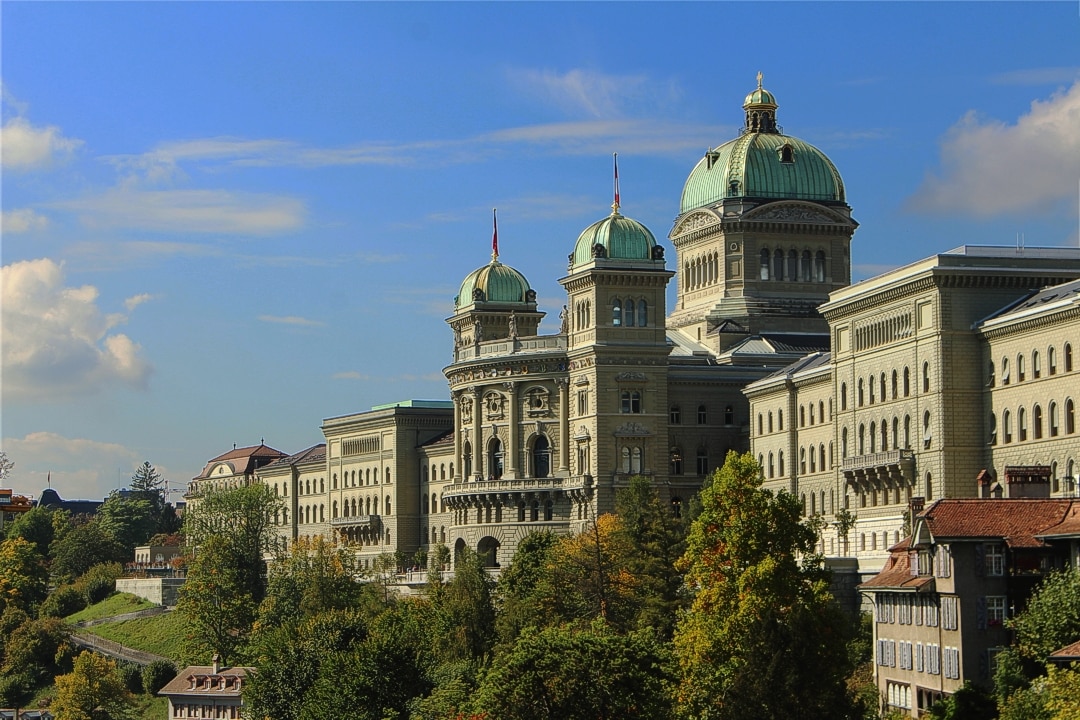 The heart and head of consensus politics: Parliament and federal offices, Bern