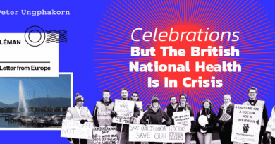 Celebrations but the British national health is in crisis