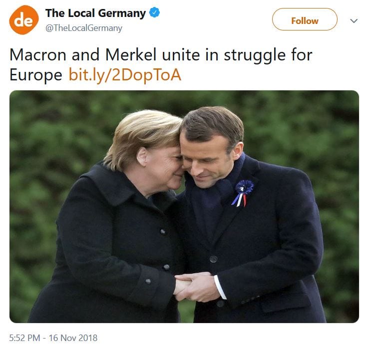 Marcon and Merkel