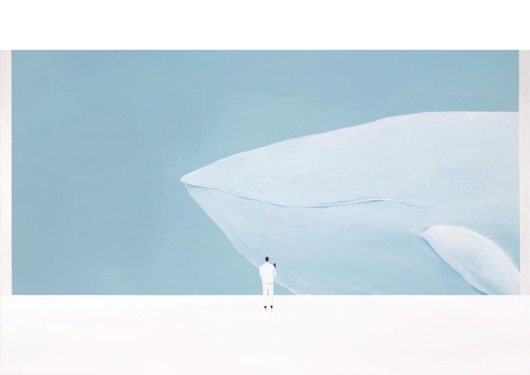 ภาพ 'Big Window (the loneliest whale)' จากนิทรรศการ Zero Decibel โดย SUNTUR
