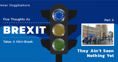 Five thoughts as Brexit takes a mini-break. Part 3: They ain’t seen nothing yet