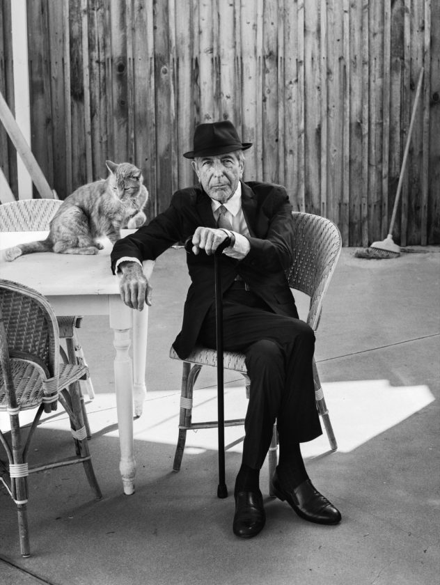Leonard Cohen ที่บ้านในลอสแอนเจลิสในการสัมภาษณ์สุดท้ายก่อนเสียชีวิต