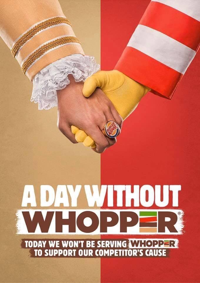 A Day without Whopper Burger King