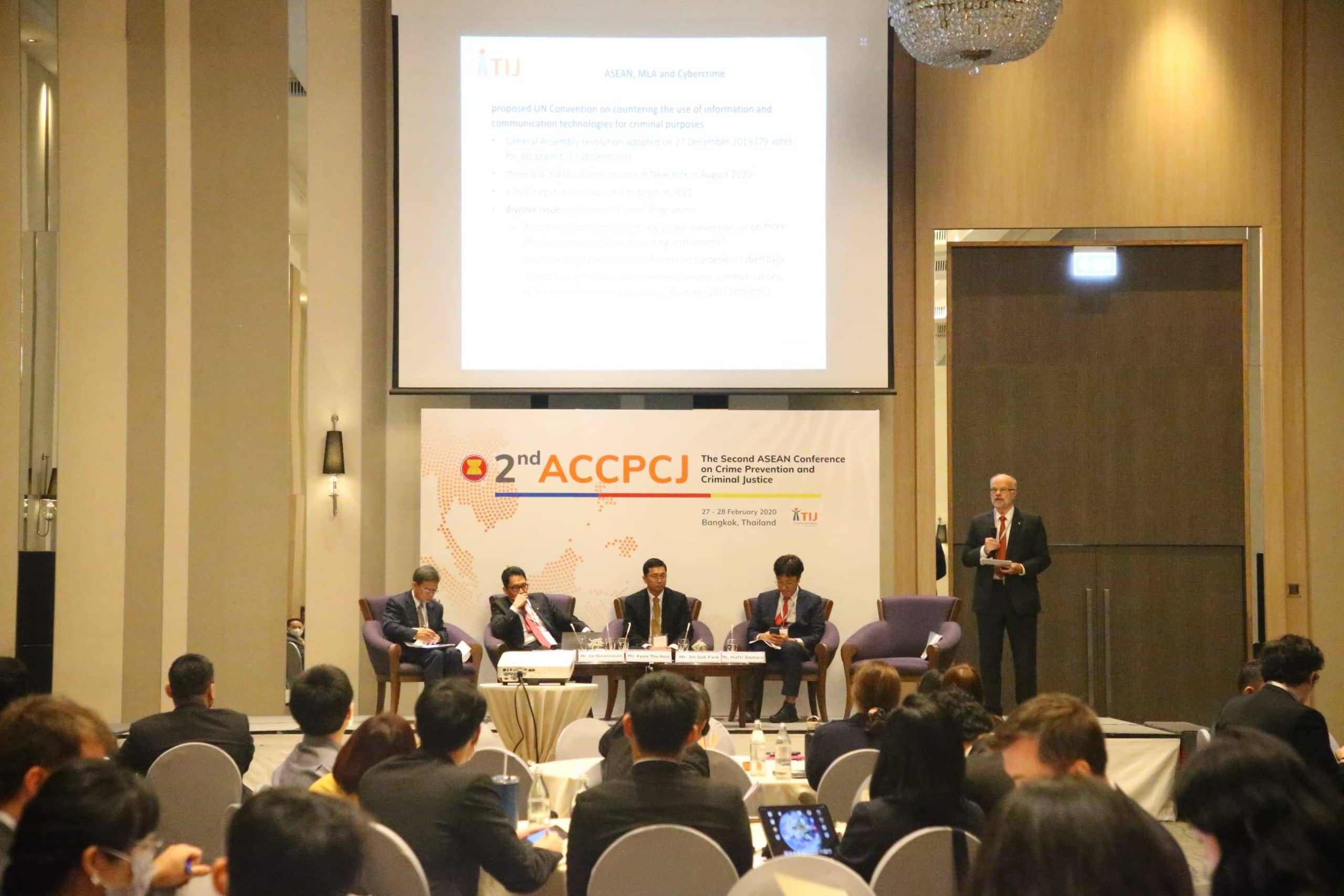 2nd ACCPCJ The Second ASEAN Conference on Crime Prevention and Criminal Justice TIJ